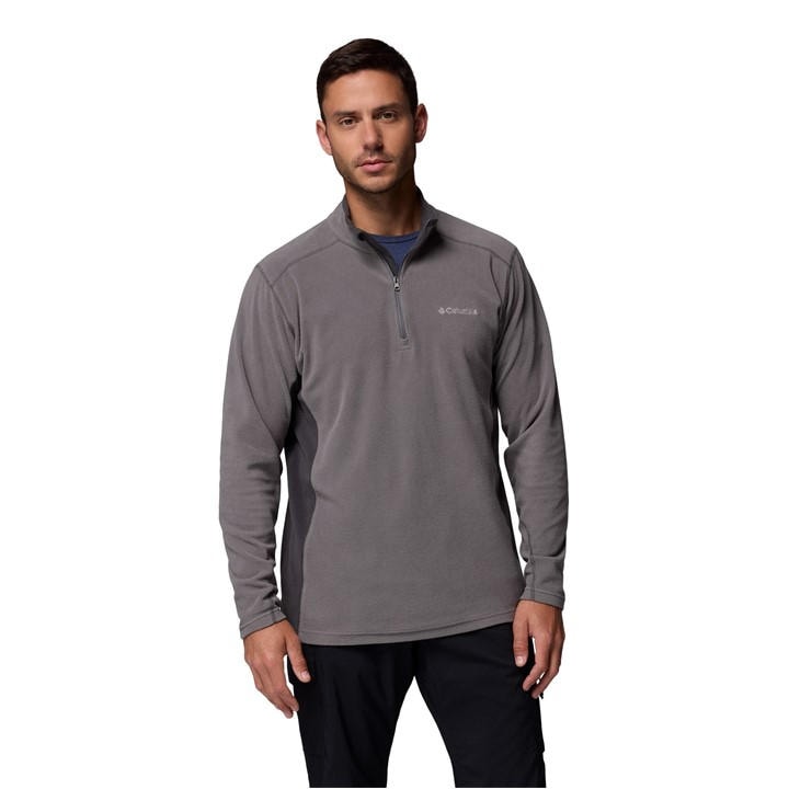 Columbia Men's Grey Klamath Range Half Zip Fleece in Size 2XL, Sports Direct