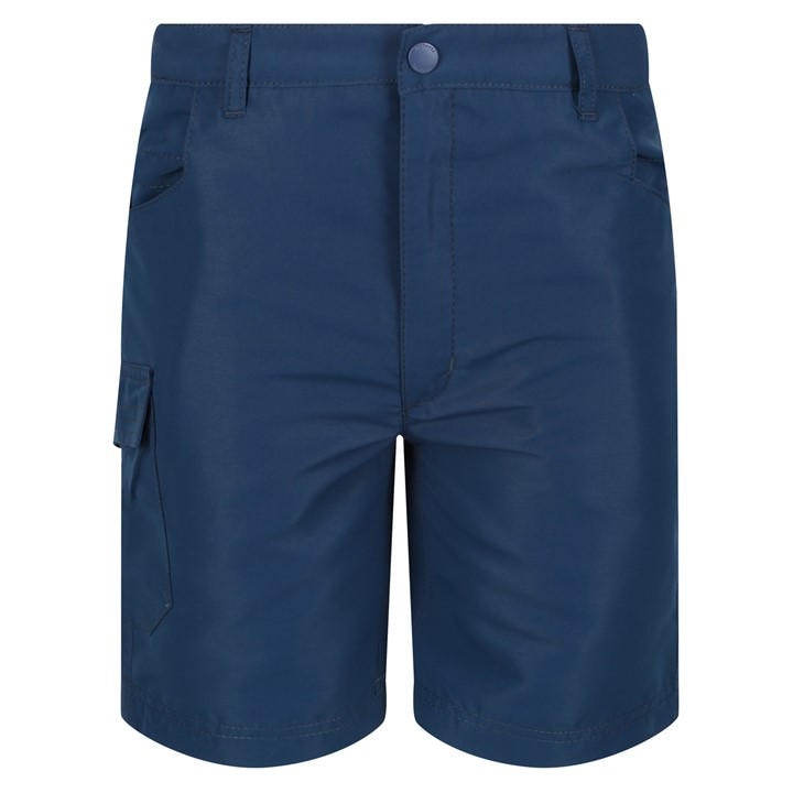 Regatta  Kids Blue ' Sorcer Walking Shorts in Size 7 - 8 Years, Sports Direct