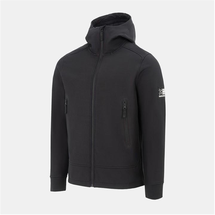 Karrimor Men's Black Orbit Water And Wind Resistant Softshell Jacket in Size 2XL, Sports Direct