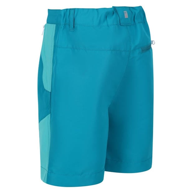 Enamel/Turqs - Regatta - Unisex Kids' SorcerMountS Walking Shorts