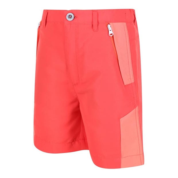 NeonPch/FusC - Regatta - Unisex Kids' SorcerMountS Walking Shorts