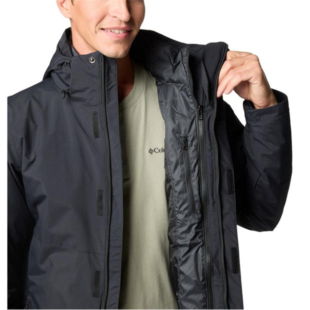 Black - Columbia - Men's Element Blocker Waterproof 3-in-1 Jacket