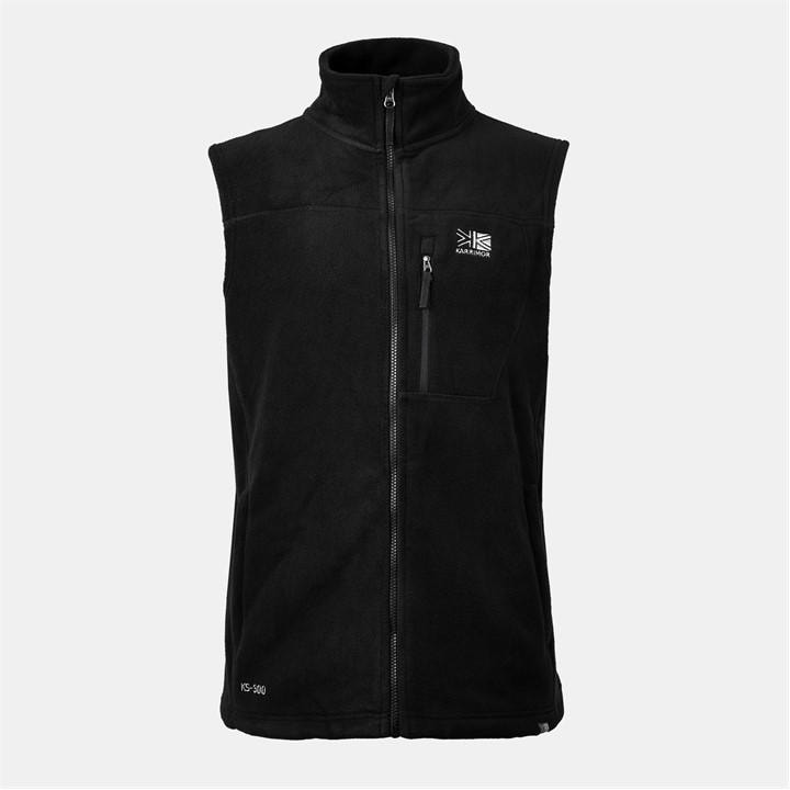 Karrimor Men's Black Sleeveless Funnel Neck 3 Pocket Gilet in Size 2XL, Sports Direct