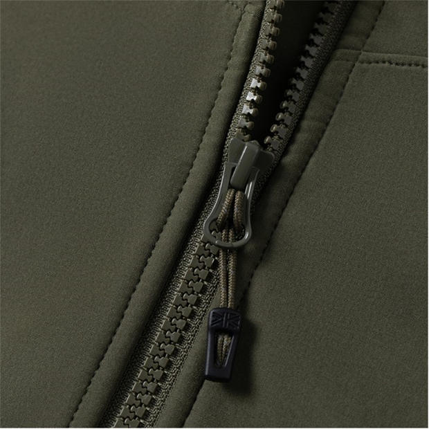 Khaki - Karrimor - Mens Alpiniste Water Resistant Windproof Long Sleeve Softshell Jacket