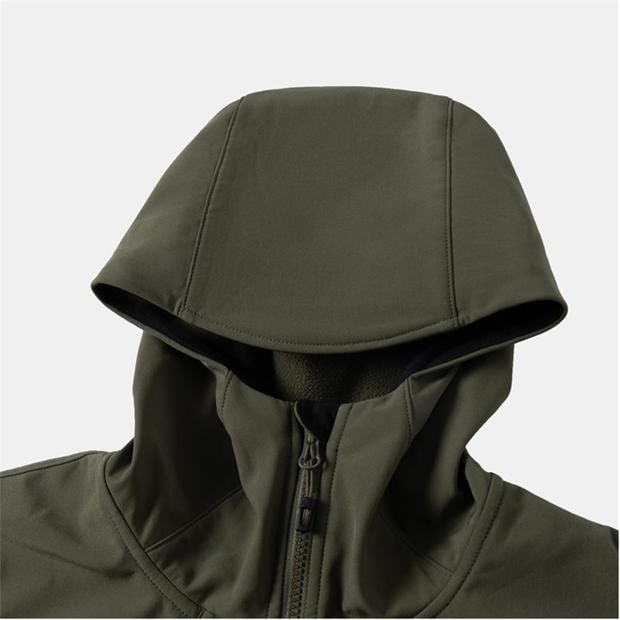 Khaki - Karrimor - Mens Alpiniste Water Resistant Windproof Long Sleeve Softshell Jacket