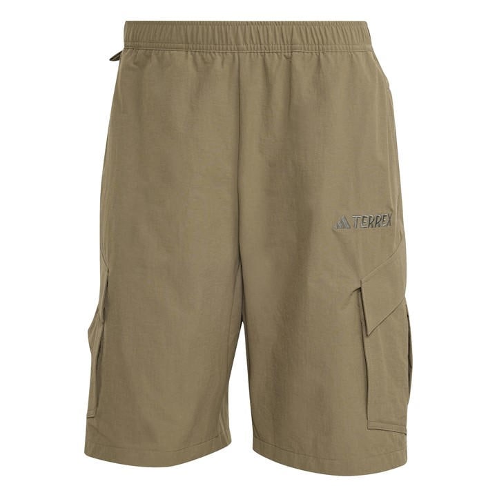 Adidas Men's Green Terrex Xploric Cargo Shorts in Size L, Sports Direct