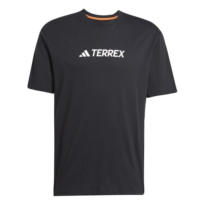 Adidas Men's Black Terrex Classic Logo T-Shirt in Size L, Sports Direct