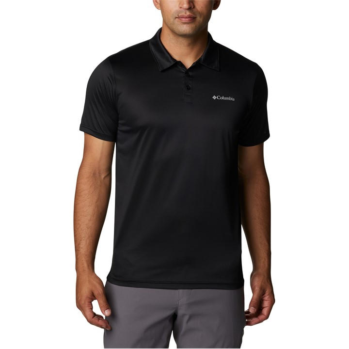 Columbia Men's Black Hike™ Polo in Size M, Sports Direct