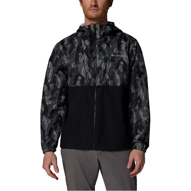 Black Print - Columbia - Spire Valley™ Hooded Windbreaker