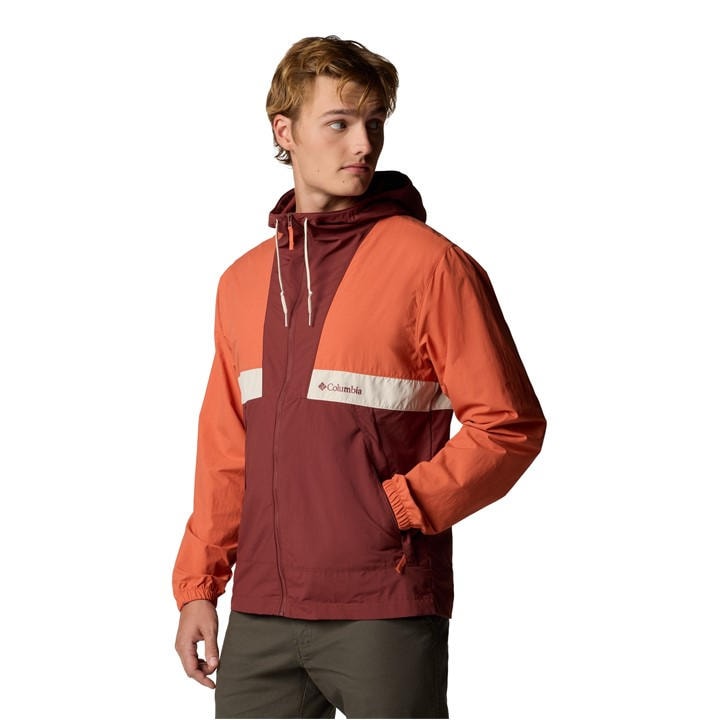 Columbia Men's Red Spire Valley™ Hooded Windbreaker in Size XL, Sports Direct