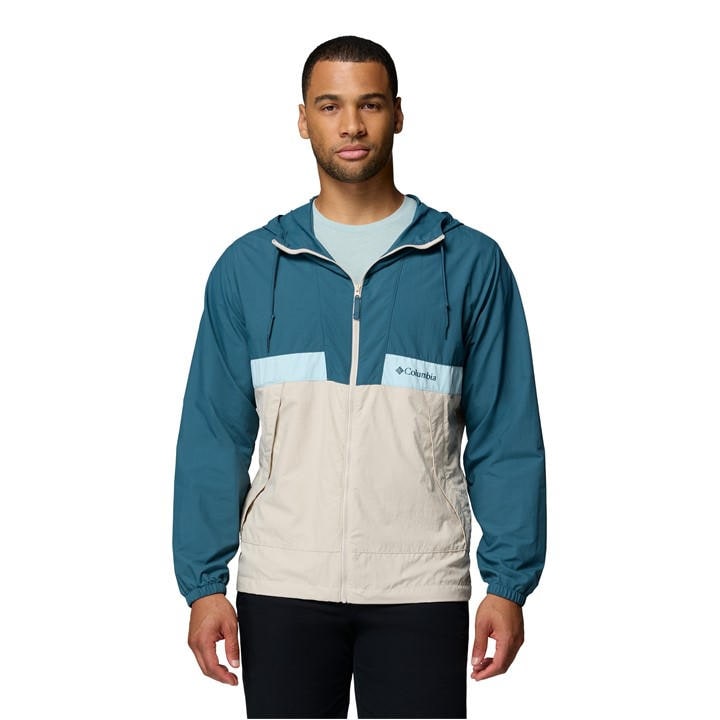 Columbia Men's Blue Spire Valley™ Hooded Windbreaker in Size XL, Sports Direct