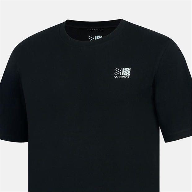 Black - Karrimor - Men's Graphic Cotton Short Sleeve T-Shirt