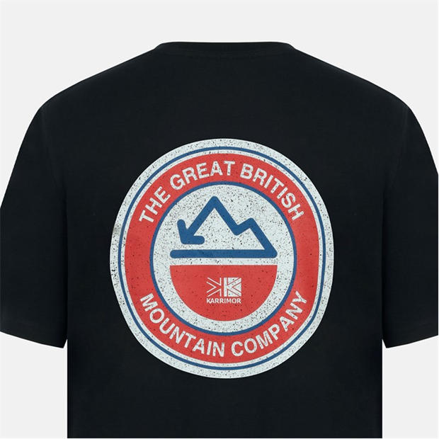Black - Karrimor - Men's Graphic Cotton Short Sleeve T-Shirt
