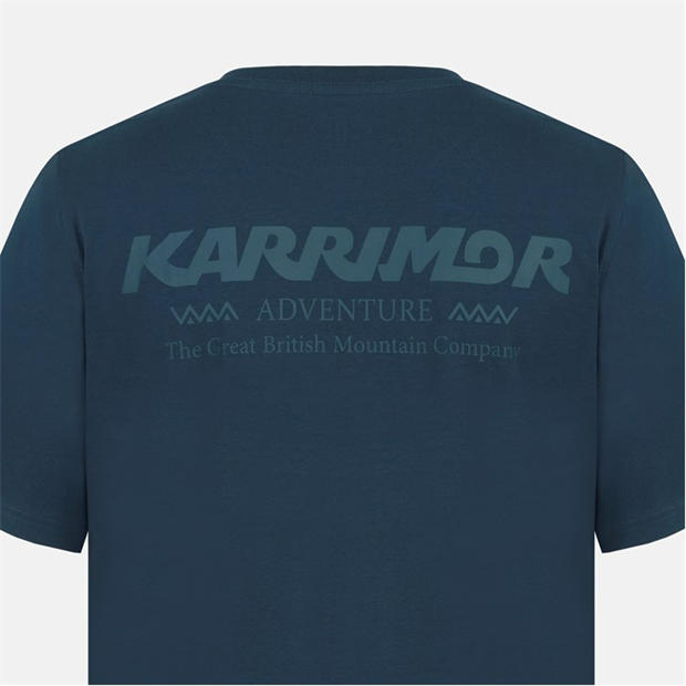 Blue Denim - Karrimor - Men's Graphic Cotton Short Sleeve T-Shirt