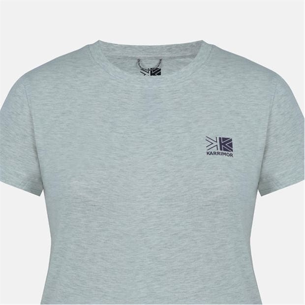 Glacier Marl - Karrimor - Women's Logo Cotton Short Sleeve Crew Neck T-Shirt