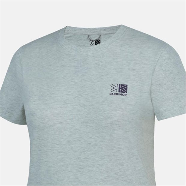 Glacier Marl - Karrimor - Women's Logo Cotton Short Sleeve Crew Neck T-Shirt