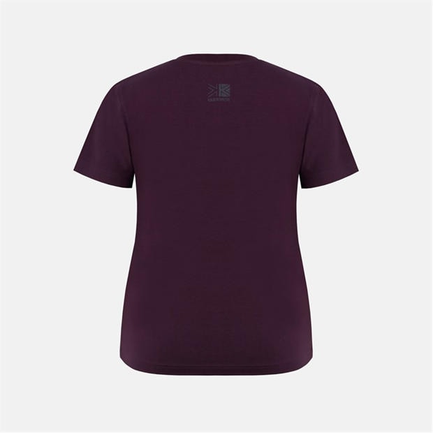 Blackberry - Karrimor - Women's Logo Cotton Short Sleeve Crew Neck T-Shirt