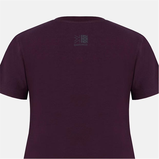 Blackberry - Karrimor - Women's Logo Cotton Short Sleeve Crew Neck T-Shirt