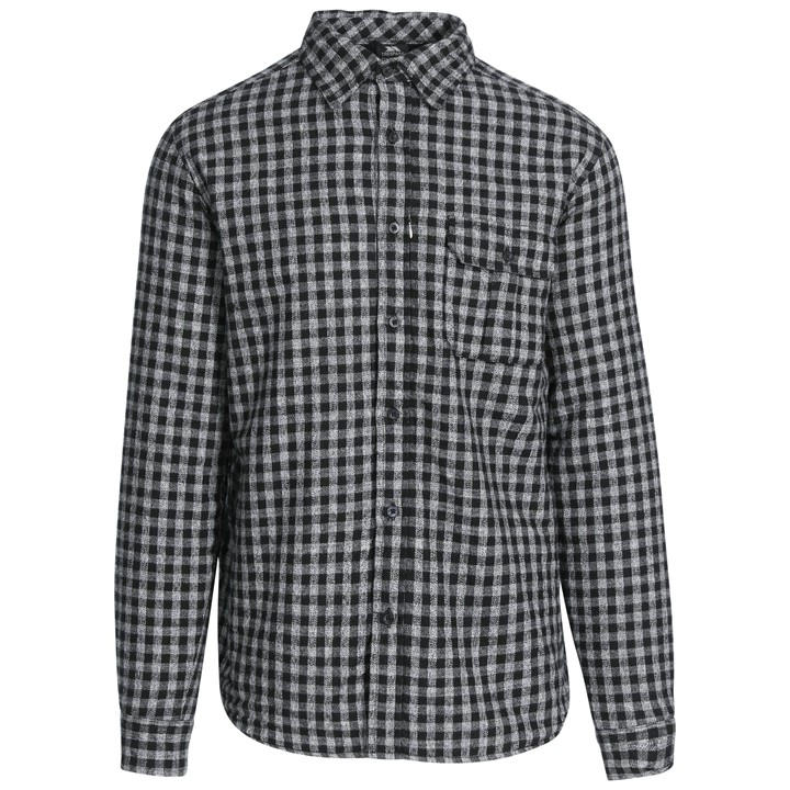 Trespass Men's Black Sheedacallee Long Sleeve Shirt in Size M, Sports Direct