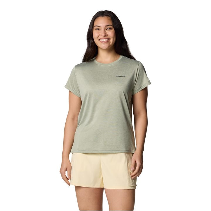 Columbia Women's Green Bluevista Hill™ Ss Crew in Size 12, Sports Direct