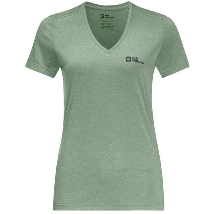 Jack Wolfskin Women's Green Crosstrail T-Shirt in Size 10, Sports Direct