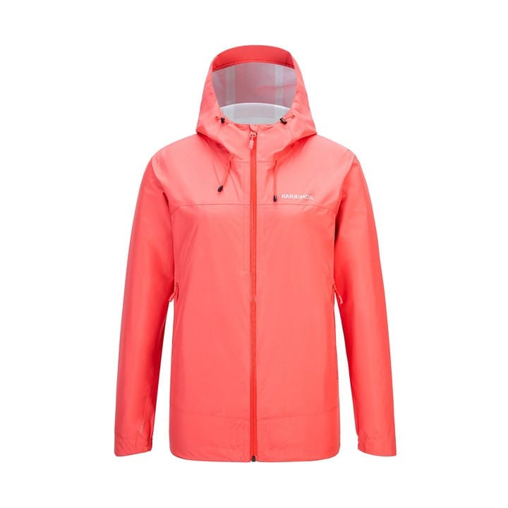 Karrimor Women's Pink Helium Windproof Dwr Full Zip Waterproof Jacket in Size 8, Sports Direct