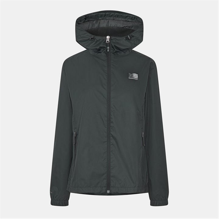 Karrimor Women's Black Sierra Hooded Weathertite Waterproof Jacket in Size 22, Sports Direct