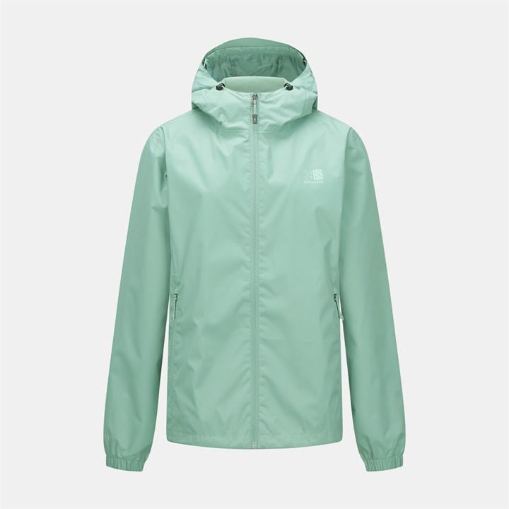 Karrimor Women's Green Sierra Hooded Weathertite Waterproof Jacket in Size 18, Sports Direct