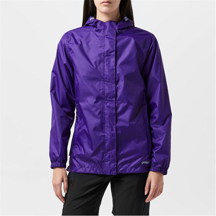 Gelert Women's Purple Packaway Hooded Packable Waterproof Jacket in Size 20, Sports Direct