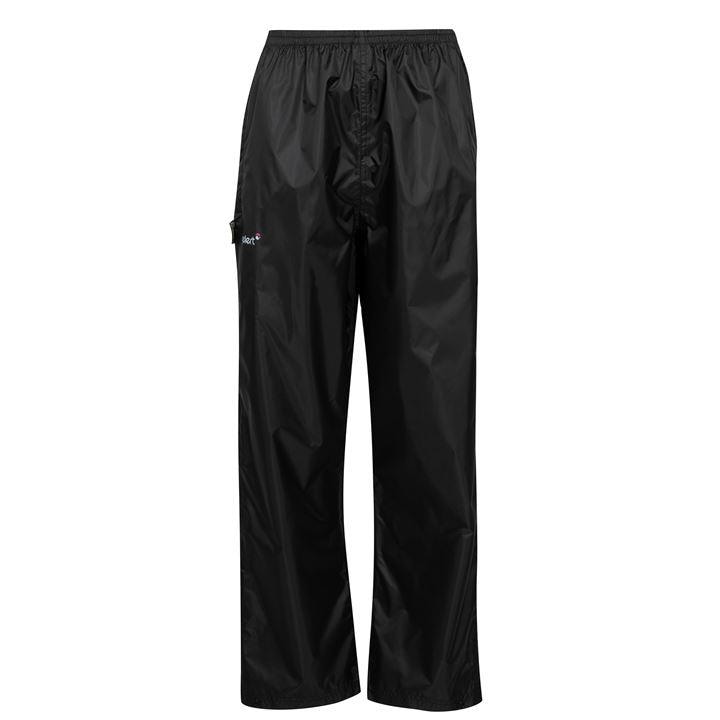 Gelert Women's Black Packaway Waterproof Trousers in Size 10, Sports Direct