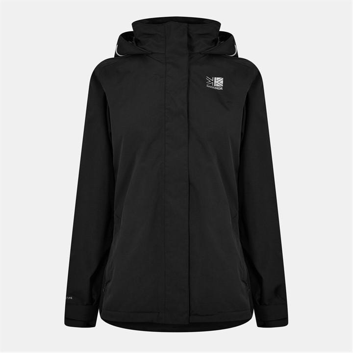 Karrimor Women's Black Weathertite Waterproof 3-In-1 Jacket in Size 6, Sports Direct