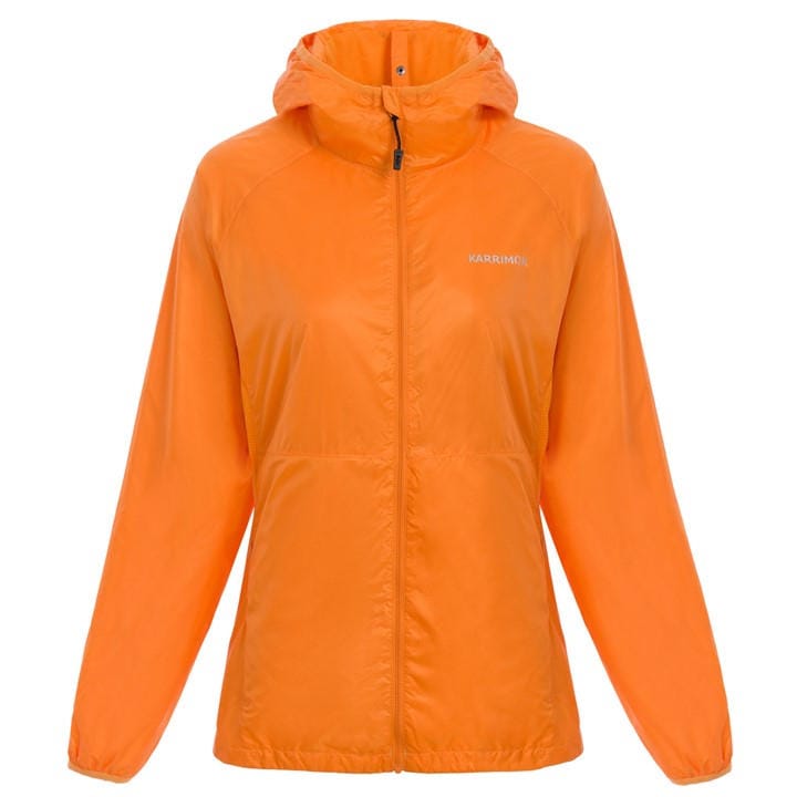 Karrimor Women's Orange Lightweight Hooded Long Sleeve Softshell Jacket in Size 10, Sports Direct