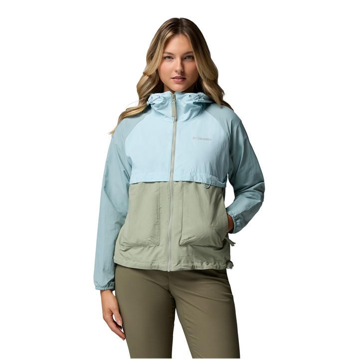 Columbia Women's Green Spire Valley™ Windbreaker in Size 16, Sports Direct