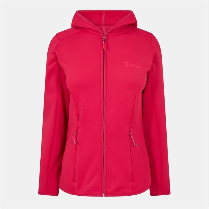 Jack Wolfskin Women's Pink Baiselberg Full-Zip Fleece in Size 8, Sports Direct