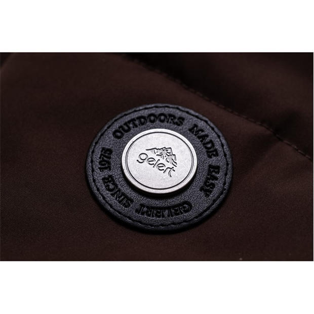 Brown - Gelert - Women's Ottawa Hooded Long Sleeve Slim Fit Down Jacket