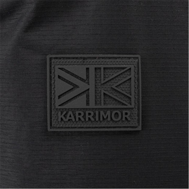 Black - Karrimor - Womens Helix Wind Resistant Long Hooded Down Jacket