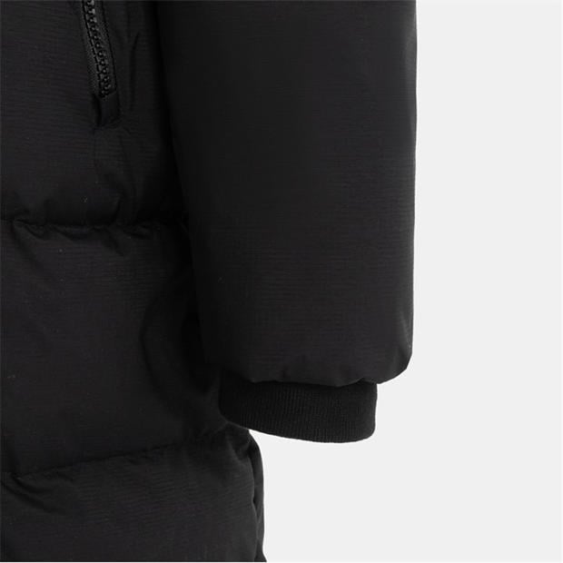 Black - Karrimor - Womens Helix Wind Resistant Long Hooded Down Jacket