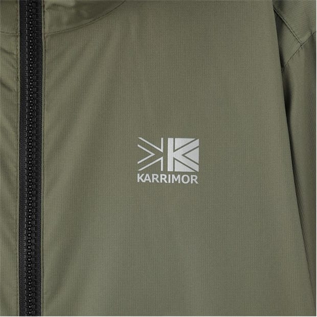 Khaki/Black - Karrimor - Kids Sierra Hooded Waterproof Jacket