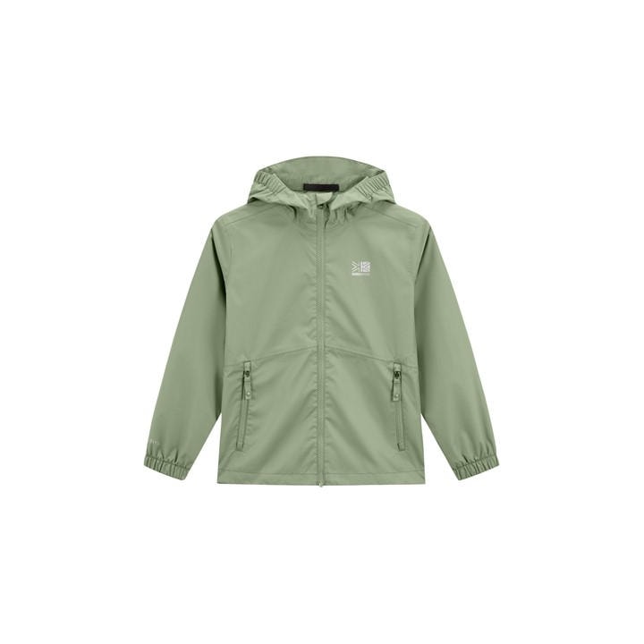 Karrimor Boys Green Kids Sierra Hooded Waterproof Jacket in Size 11 - 12 Years, Sports Direct