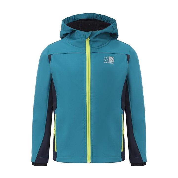 Karrimor Boys Blue Kids' Softshell Jacket in Size 7 - 8 Years, Sports Direct