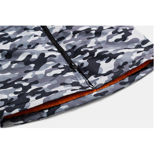 Camo - Gul - Unisex Kids Gelert Waterproof Fleece Lined Long Sleeve Oversized Fit Insulated Robe