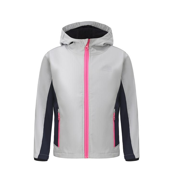 Karrimor Girls Grey Kids Softshell Jacket in Size 13 - 14 Years, Sports Direct