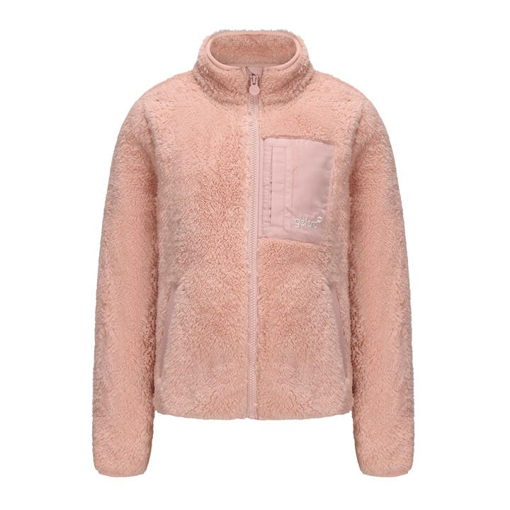 Gelert Boys Pink Teddy Fleece Zip-Up Jacket  in Size 11 - 12 Years, Sports Direct