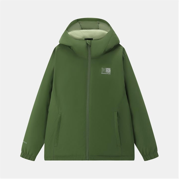 Karrimor  Kids Green Sierra Waterproof Thermolite Insulated Puffer Jacket in Size 11 - 12 Years, Sports Direct