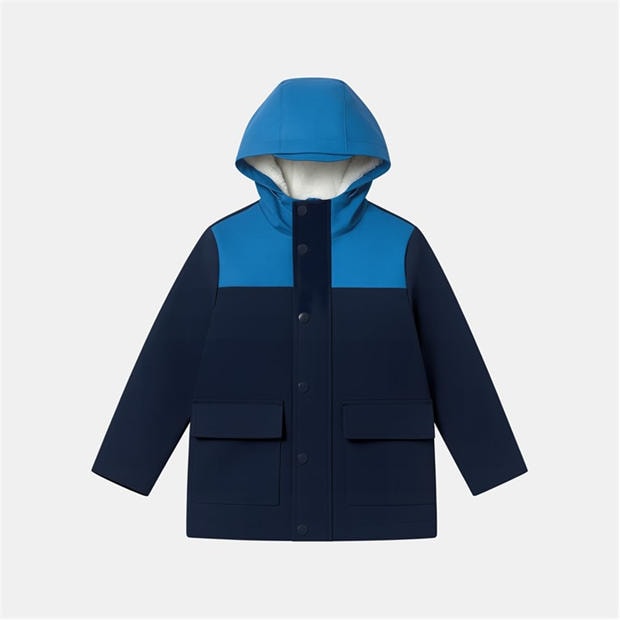 Navy - Gelert - Unisex Kids PU  Long Sleeve Raincoat