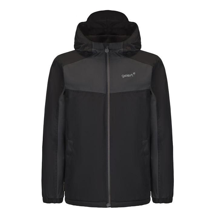 Gelert Boys Black ' Waterproof Long Sleeve Insulated Puffer Jacket in Size 11 - 12 Years, Sports Direct