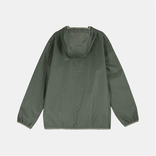 Dark Khaki/Sage - Gelert - Kids Dursley Stormlite 5000mm Hooded Long Sleeve Waterproof Jacket