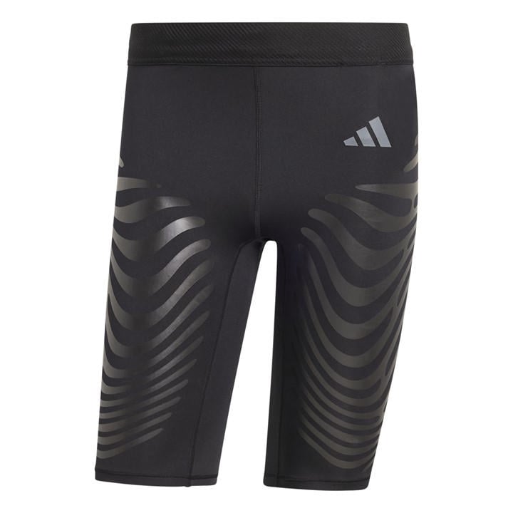 Adidas Men's Black Adizero Performance Running Shorts in Size 2XL, Sports Direct