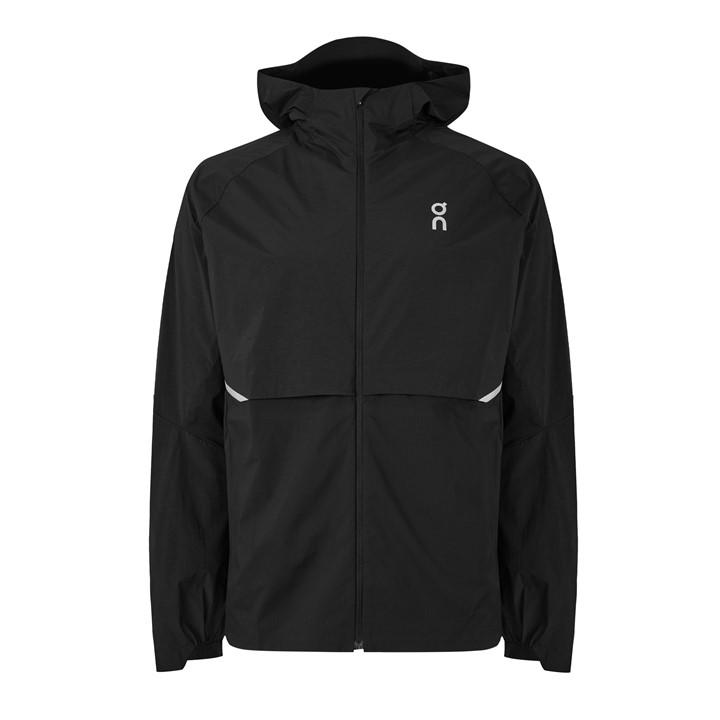 On Men' Black Core Running Jacket in Size S, Sports Direct