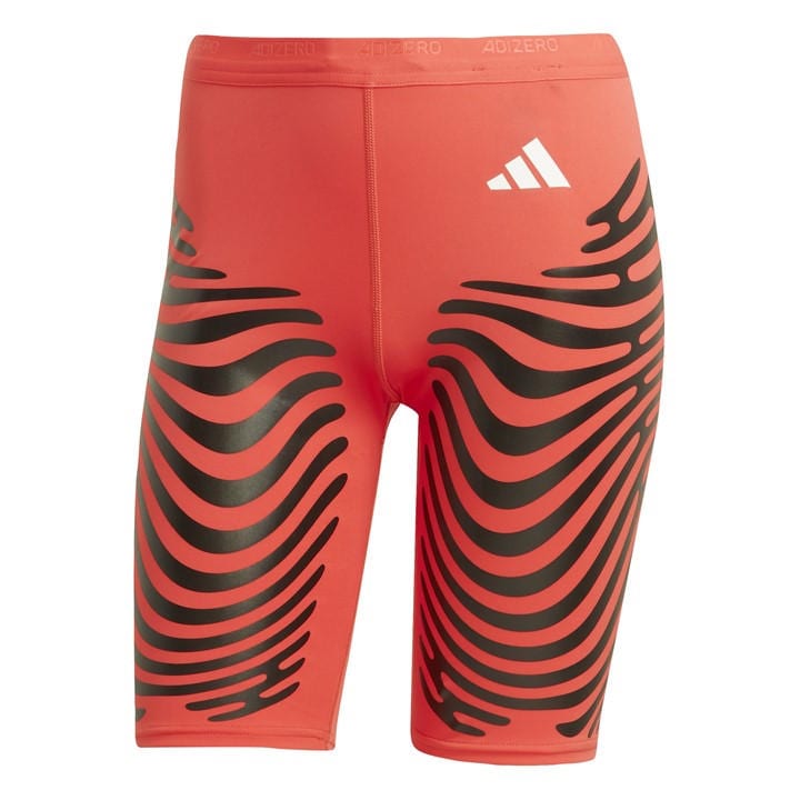 Adidas Women's Yellow Adizero C St W Performance Running Tights in Size XS, Sports Direct